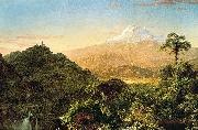 Frederick Edwin Church South American landscape oil on canvas